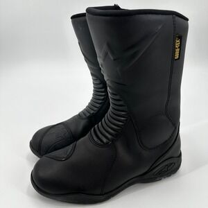 Alpinestars Gore Tex Motorcycle Boots Black Mens Size EU 37/ US 4 Touring Riding